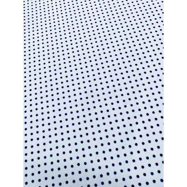 Crepe Blue Mini Polka Dot [product.brand] 5 - Tejidos Yasmina 
