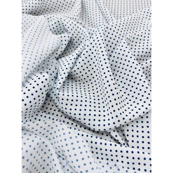 Crepe Blue Mini Polka Dot [product.brand] 6 - Tejidos Yasmina 