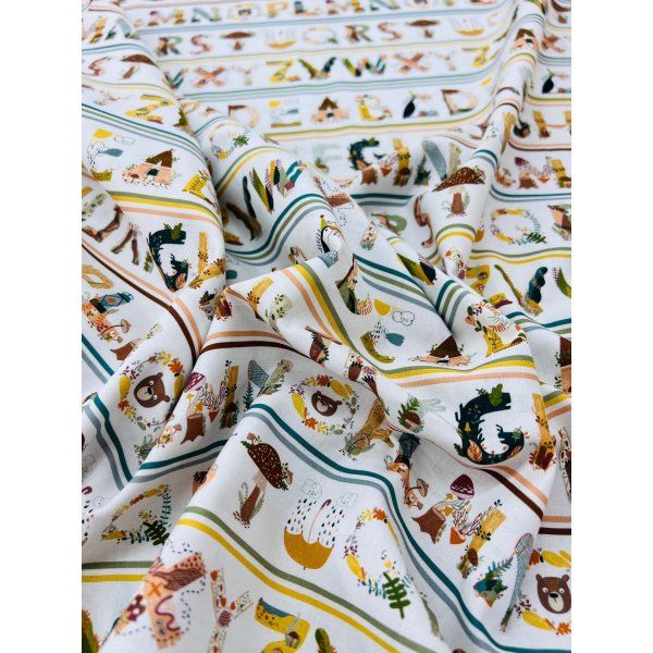 Algodón Orgánico Abecedario [product.brand] 4 - Tejidos Yasmina 