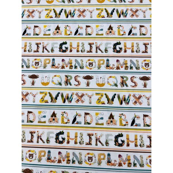 Algodón Orgánico Abecedario [product.brand] 3 - Tejidos Yasmina 