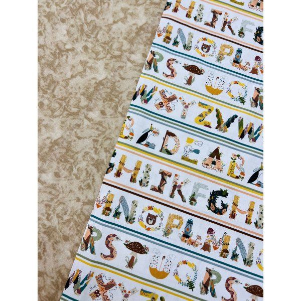 Algodón Orgánico Abecedario [product.brand] 6 - Tejidos Yasmina 