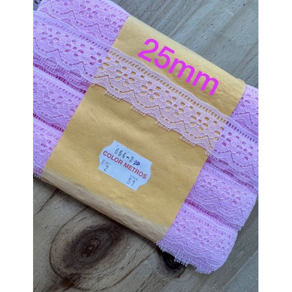 Paquete De Puntilla Rosa [product.brand] 2 - Tejidos Yasmina 