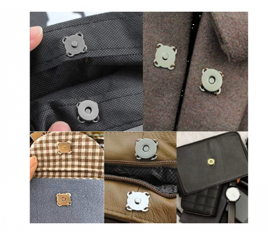 Cierre Magnético Para Coser 15mm [product.brand] 3 - Tejidos Yasmina 