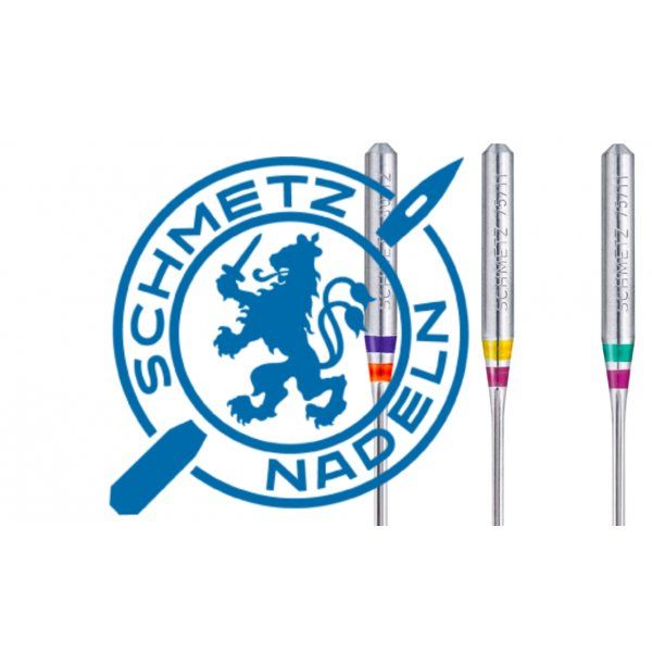 Agujas SCHMETZ Pespunte y Patchwork Microtex 130/705 H-Q Grosor de aguja 75/11 Schmetz 2 - Tejidos Yasmina 