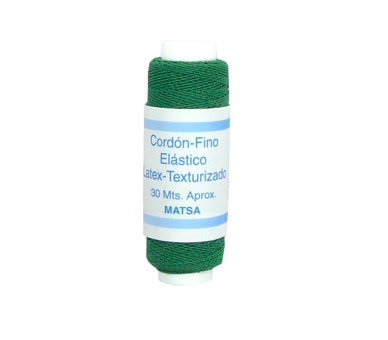 Bobina De Cordón Fino Elástico Para Coser y Fruncir (Verde) [product.brand] 2 - Tejidos Yasmina 