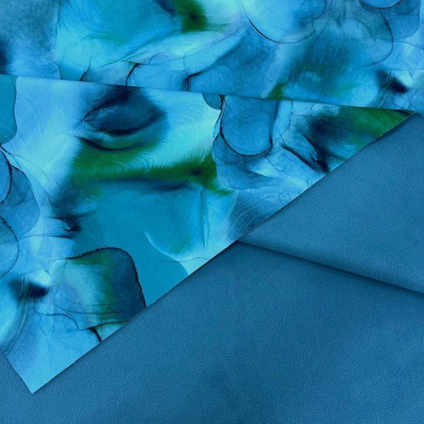 Softshell Digital Stylez Flowing Ink Petroleo [product.brand] 4 - Tejidos Yasmina 