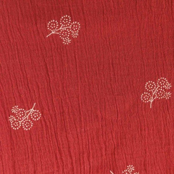 Bambula Print Katia - Flowers Cranberry Katia Fabrics 2 - Tejidos Yasmina 