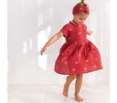 Bambula Print Katia - Flowers Cranberry Katia Fabrics 1 - Tejidos Yasmina 