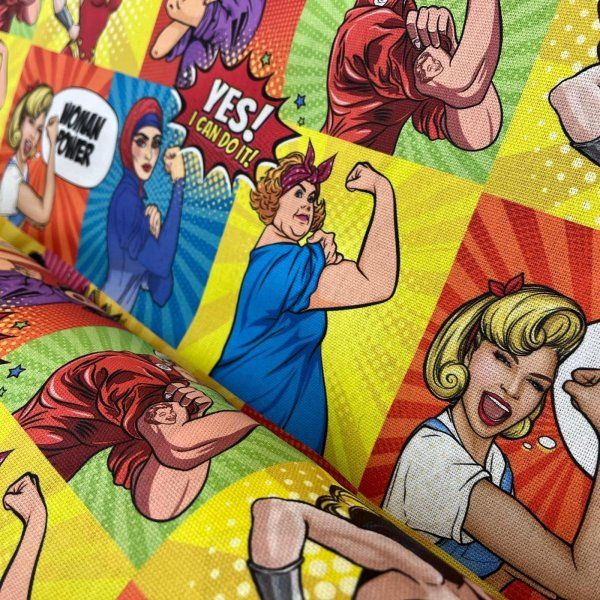 Half Panamá De Algodón Women Power [product.brand] 3 - Tejidos Yasmina 