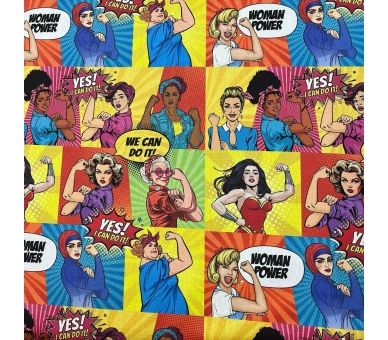 Half Panamá De Algodón Women Power [product.brand] 2 - Tejidos Yasmina 