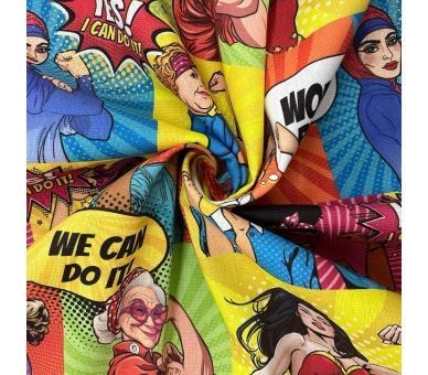 Half Panamá De Algodón Women Power [product.brand] 1 - Tejidos Yasmina 