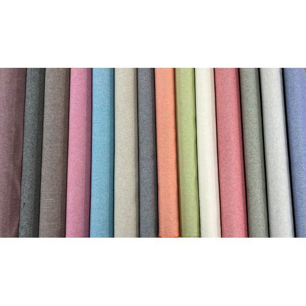 Loneta De Algodón Efecto Lino Gris [product.brand] 3 - Tejidos Yasmina 