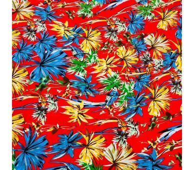 Viscosa Guacamayas Tropicales [product.brand] 3 - Tejidos Yasmina 