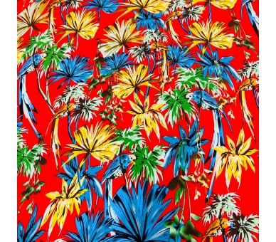 Viscosa Guacamayas Tropicales [product.brand] 4 - Tejidos Yasmina 