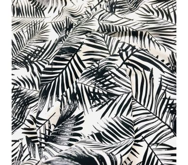 Viscosa Tropical Black and White [product.brand] 2 - Tejidos Yasmina 