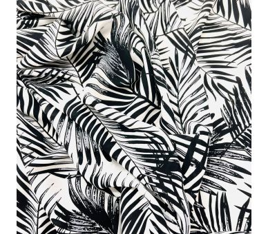 Viscosa Tropical Black and White [product.brand] 3 - Tejidos Yasmina 