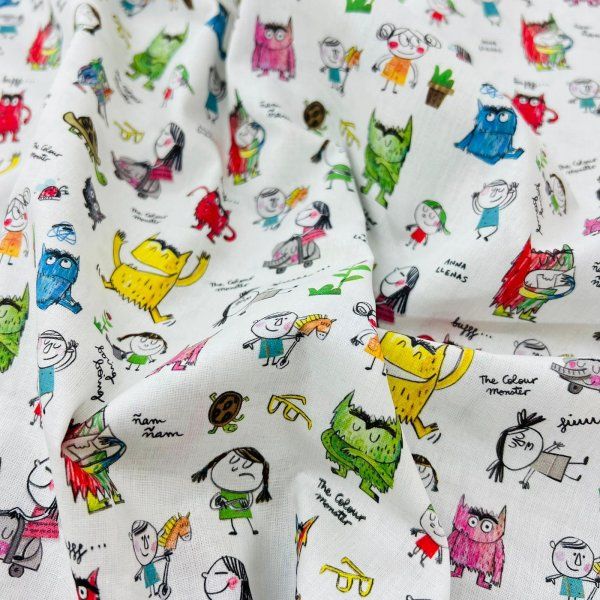 Algodón Monstruos De Colores Dia de Sant Jordi [product.brand] 3 - Tejidos Yasmina 