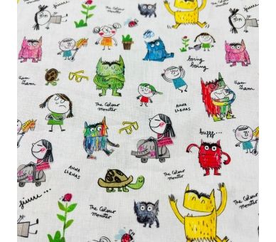 Algodón Monstruos De Colores Dia de Sant Jordi [product.brand] 5 - Tejidos Yasmina 