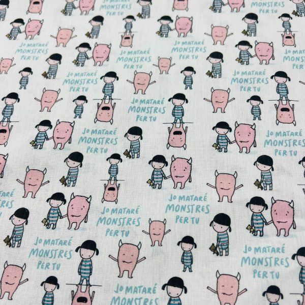 Algodón Monstruos De Colores Jordi [product.brand] 2 - Tejidos Yasmina 
