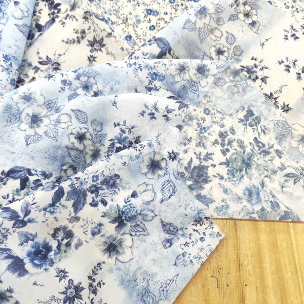 Gasa Spring Flowers [product.brand] 2 - Tejidos Yasmina 