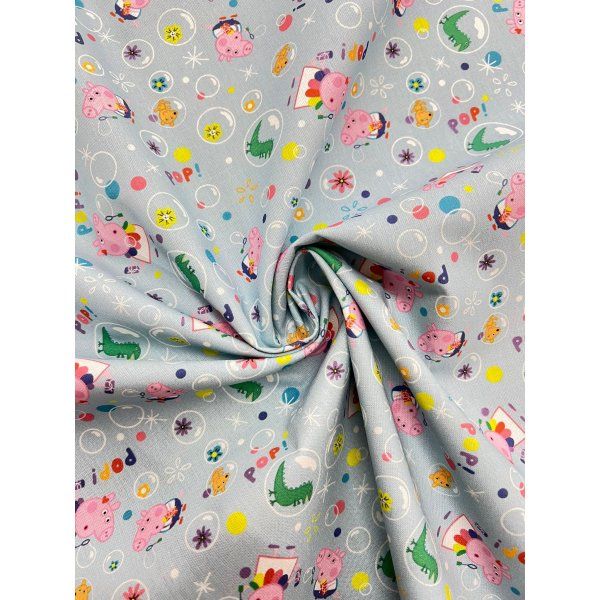Algodón Pepa Pig Bubbles [product.brand] 2 - Tejidos Yasmina 