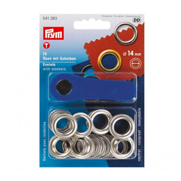 Ojetes + Arandelas 14mm - PRYM Prym 2 - Tejidos Yasmina 