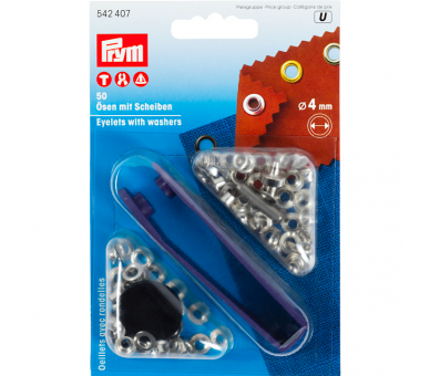 Ojetes + Arandelas 4mm - PRYM Prym 2 - Tejidos Yasmina 