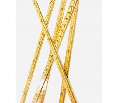 Regla De Costura De Madera 1m Mediac 1 - Tejidos Yasmina 