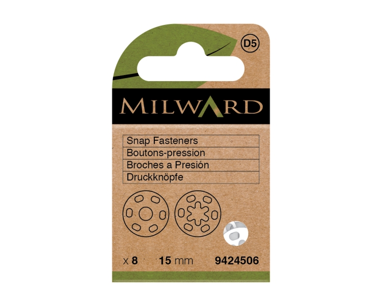 Broches A Presión Redondo 15mm - Milward Milward 1 - Tejidos Yasmina Broches A Presión Redondo 15mm - Milward Milward 1 - Tejidos Yasmina