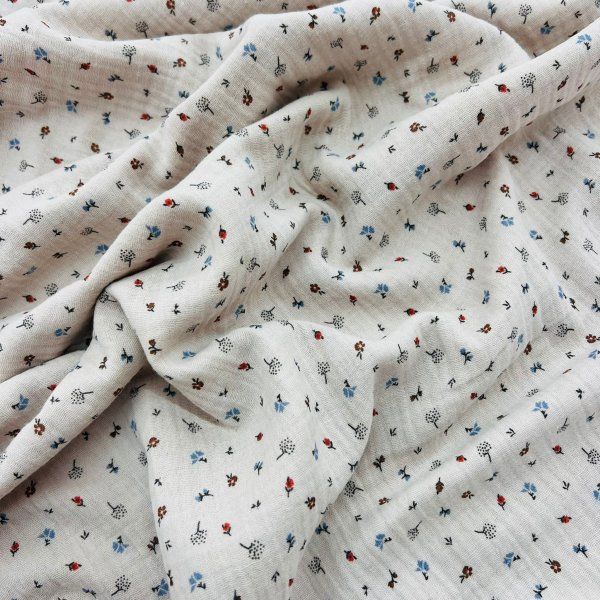 Muselina Flores De Colores [product.brand] 2 - Tejidos Yasmina 