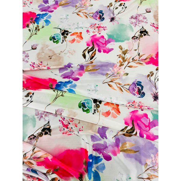 Satín Flores De Verano [product.brand] 4 - Tejidos Yasmina 