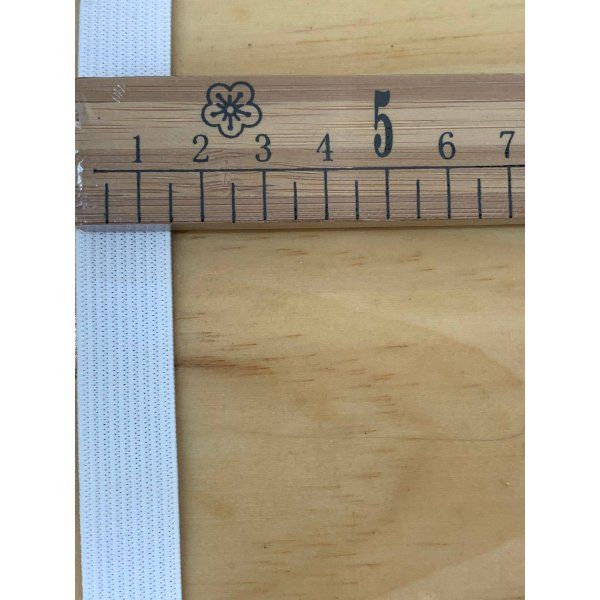 Cinta de Goma Blanco/Negro (1,5cm) [product.brand] 4 - Tejidos Yasmina 