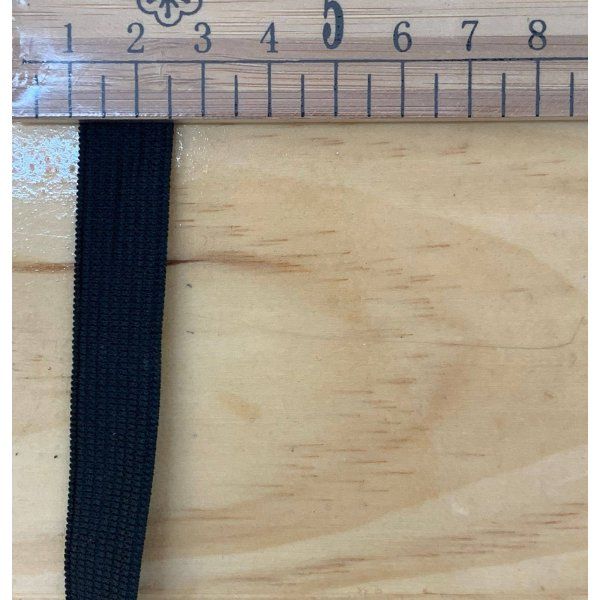 Cinta de Goma Blanco/Negro (1,5cm) [product.brand] 1 - Tejidos Yasmina 