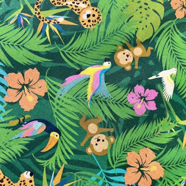 Algodón Animales De La Selva [product.brand] 3 - Tejidos Yasmina 