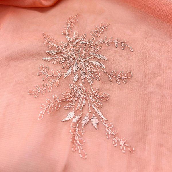 Gasa Bordada Sweet Melon [product.brand] 3 - Tejidos Yasmina 