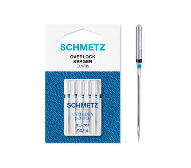 Agujas SCHMETZ Overlock Serger EL*705 90/14 Schmetz 1 - Tejidos Yasmina 