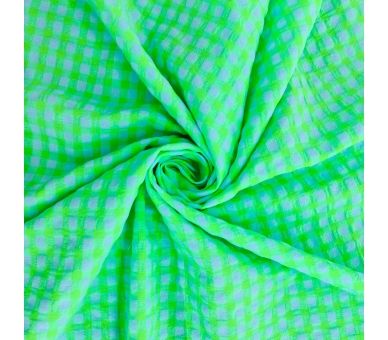 Algodón Vichy Seersuker 7mm Montepulciano [product.brand] 5 - Tejidos Yasmina 