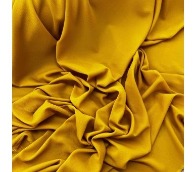 Crepe Elástico Liso Texture Mostaza [product.brand] 1 - Tejidos Yasmina 