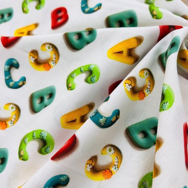 Algodón Abecedario [product.brand] 5 - Tejidos Yasmina 