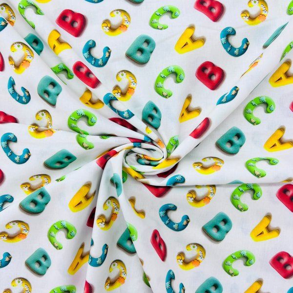 Algodón Abecedario [product.brand] 6 - Tejidos Yasmina 