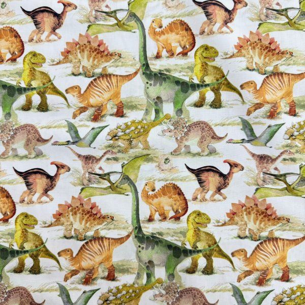 Algodón Dinosaurius [product.brand] 2 - Tejidos Yasmina 