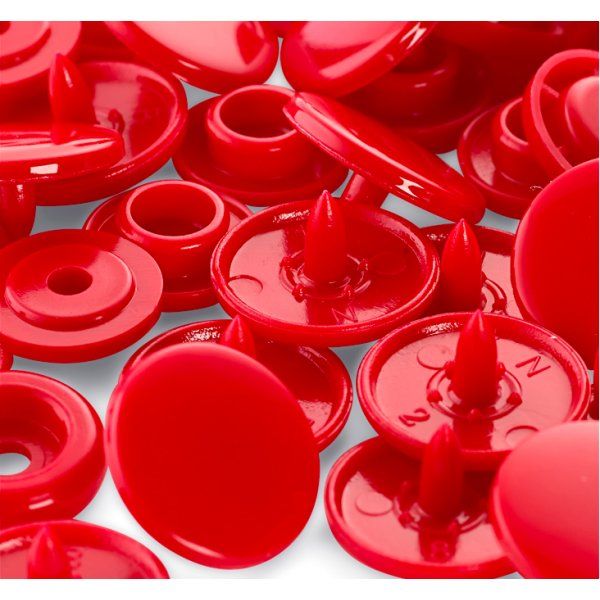 Botones a Presión Rojo - PRYM Prym 1 - Tejidos Yasmina 