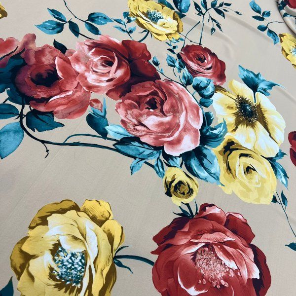 Crepe París Beige [product.brand] 3 - Tejidos Yasmina 