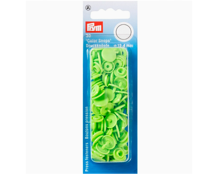 Botones a Presión Verde Manzana - PRYM Prym 1 - Tejidos Yasmina Botones a Presión Verde Manzana - PRYM Prym 1 - Tejidos Yasmina