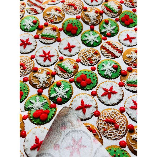 Algodón Galletas Navideñas [product.brand] 3 - Tejidos Yasmina 
