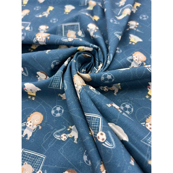 Algodón Animals Soccer [product.brand] 3 - Tejidos Yasmina 
