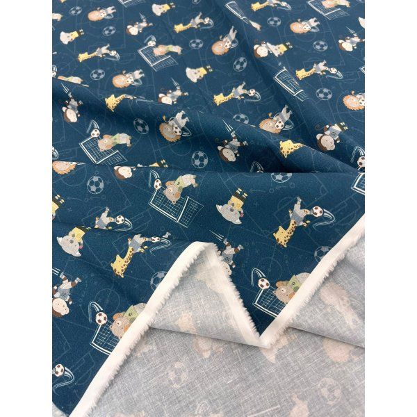 Algodón Animals Soccer [product.brand] 5 - Tejidos Yasmina 