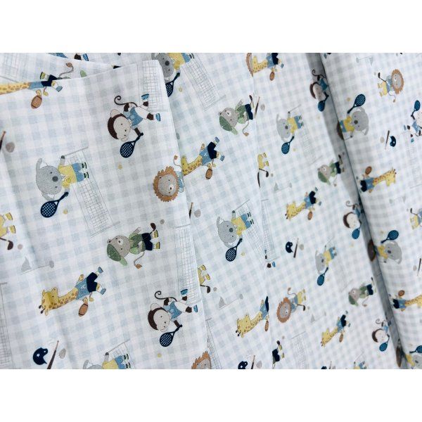 Algodón Vichy Animals Sport [product.brand] 4 - Tejidos Yasmina 