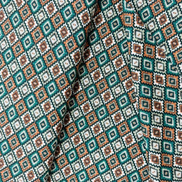 Algodón Blue Ethnic [product.brand] 2 - Tejidos Yasmina 