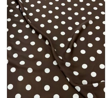 Satín Marrón Lunar Blanco [product.brand] 1 - Tejidos Yasmina 